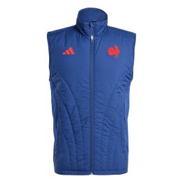 トップス theredthread S flip fur vest brbk ADIDAS 24/25 FFR Training Sleeveless Jacket | France Rugby