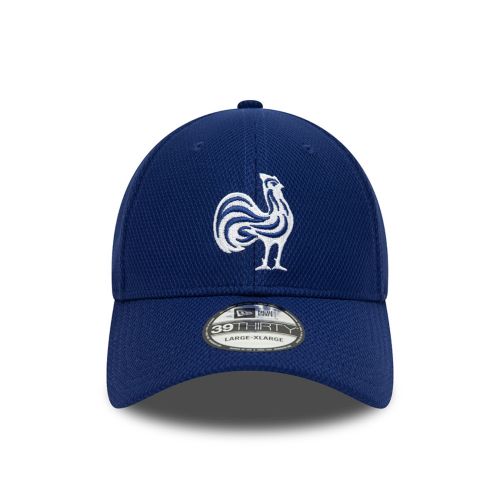 FRANCE RUGBY & NEW ERA 39THIRTY Diamond Cap Blue
