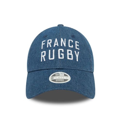 FRANCE RUGBY & NEW ERA 9FORTY Denim Cap Blue