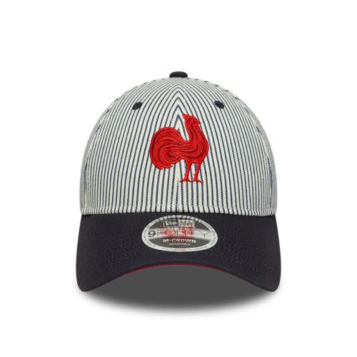 FRANCE RUGBY & NEW ERA 9FORTY M-Crown Cap Grey Adult