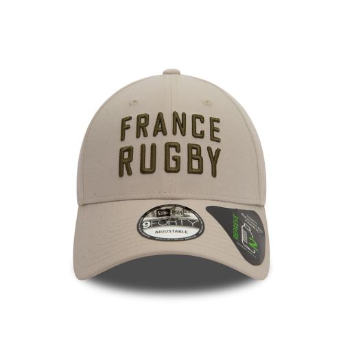 FRANCE RUGBY & NEW ERA 9FORTY Repreve Cream Adult Cap
