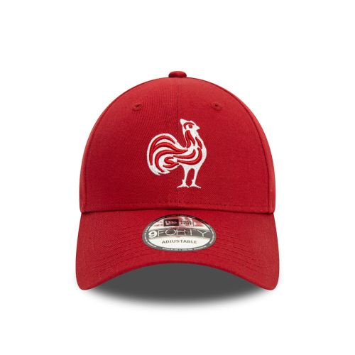 FRANCE RUGBY & NEW ERA 9FORTY Cap Bordeaux Red Adult