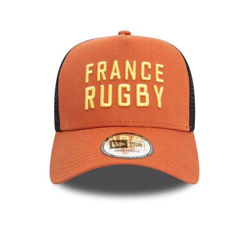FRANCE RUGBY & NEW ERA Trucker Terra Cota Cap