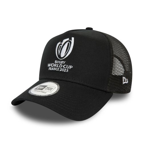 Rugby World Cup 2023 Cap 9FORTY TRUCKER Black