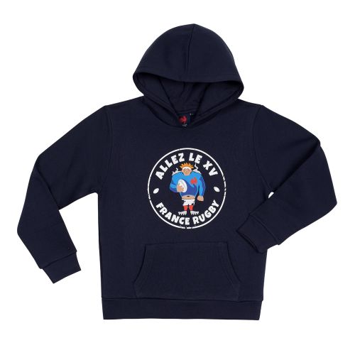 Allez le XV kids blue hoodie