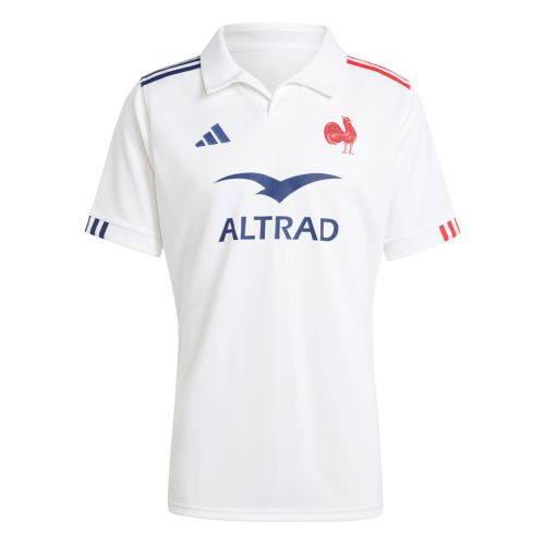 ウェア vintage adidas France rugby FFR 90s Rugby Equipe de France FFR Jersey Shirt by Adidas