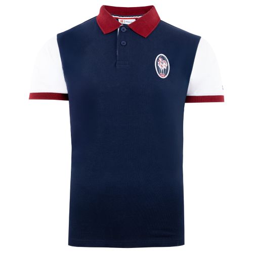 Men's Navy Blue Heritage Premium Logo Polo Shirt