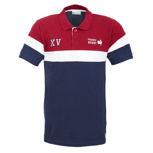 Men's Navy / Bordeaux Heritage Short Sleeve Polo 