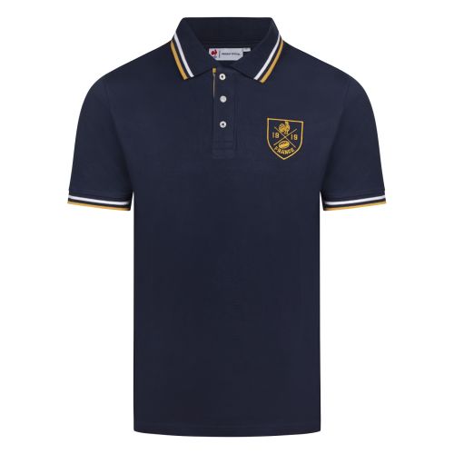 Premium 1919 France Rugby Navy Blue Men's Polo Shirt