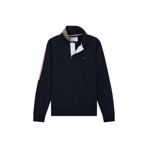 Navy Cotton Collar Sweatshirt XV de France Eden Park
