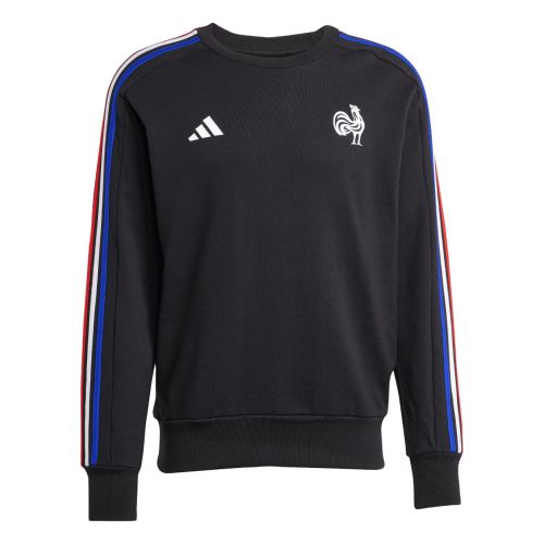 France Rugby Cotton Supporter Sweatshirt Black Adidas