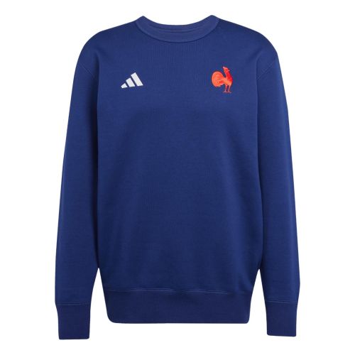 France Rugby Culture Sweatshirt Navy Blue FFR Adidas