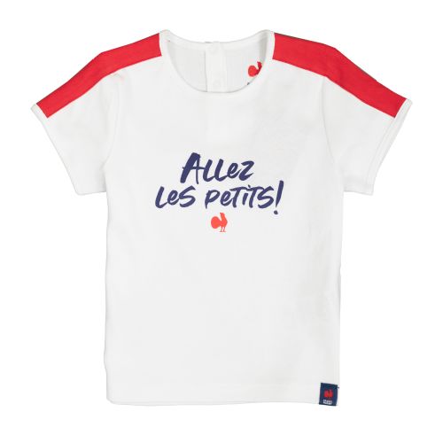 Allez les Petits France Rugby White Baby T-shirt