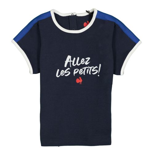 Allez les Petits France Rugby Navy Blue T-Shirt for Baby