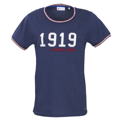 Women's 1919 France Rugby Legacy Navy Blue T-Shirt