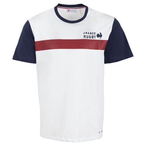 Men's White Rugby France Heritage T-Shirt