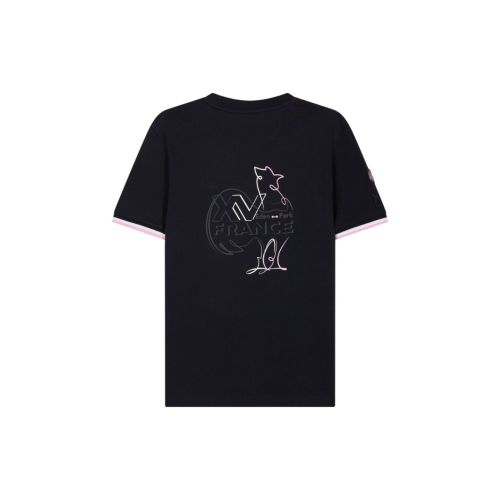 Navy Cotton T-Shirt XV de France Eden Park